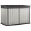 Local Coffre Rangement XXL 2100 L Gris Effet Bois